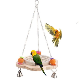 Birds Toy Pet Bird Parrot Parakeet Budgie Cage Hut Nest