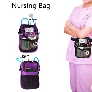Nursing Organizer Belt Pouch Multi-compartment Tape Holder