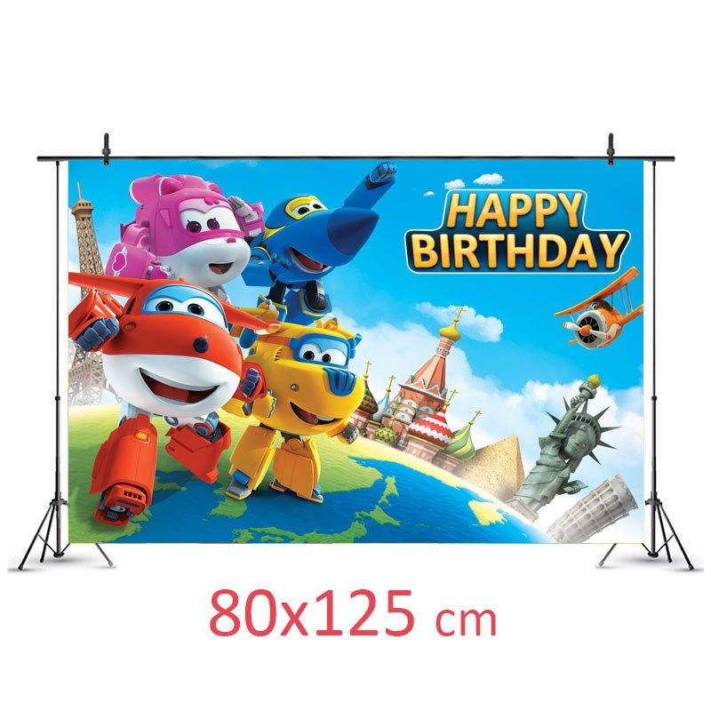 super wings birthday party backdrop decoration custom photo