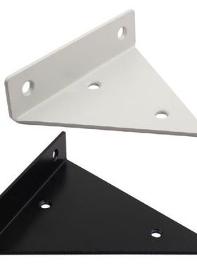 2 Pcs Triangular Shape Floating Shelf Brackets Invisible