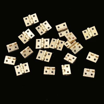 10/20Pcs Smallest coppe Brass Mini Hinge Decor Door Hinges