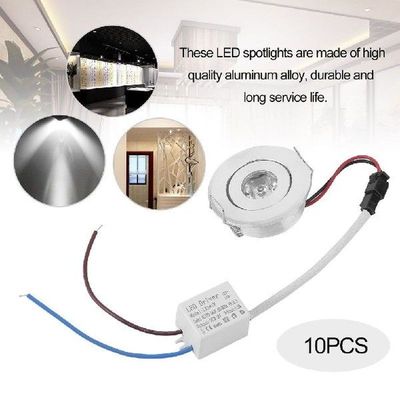 10PCS 1W LED Bulb Recessed Small Cabinet Wine Cooler