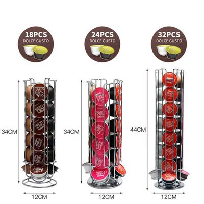2020 New Metal Coffee Pod Holder 24 Cups Plating Stand Coffe