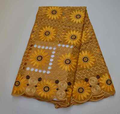 5y Truly high quality cotton lace fabrics Super comfortable