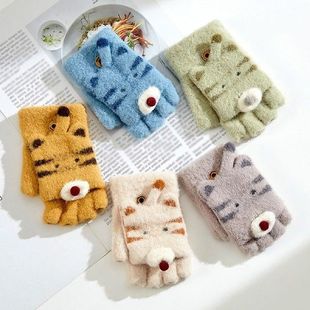 Kids Gloves Toddler Children Warm Gloves Winter Baby Half