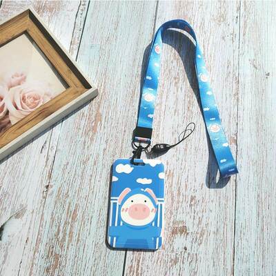 Slide Cover Type Work Card Holder for Staff Employees Cartoo