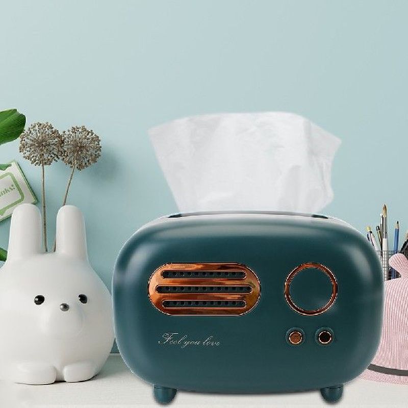 Radio Shape Home Decoration Desktop Paper Holder Napkin