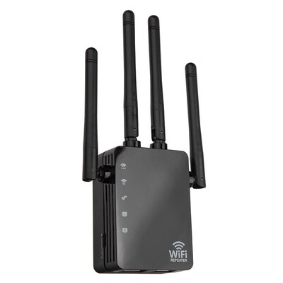 1200Mbps Wireless WiFi Signal Extender, 5.8G Dual-Band Home