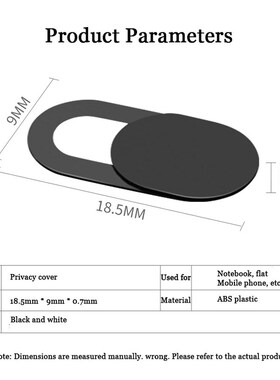 WebCam Cover Shutter Magnet Slider Plastic iPhone Huawei We