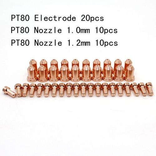 40pcs 52558 Wsp-061002 Electrode 51311 Tips Plasma Torch IP
