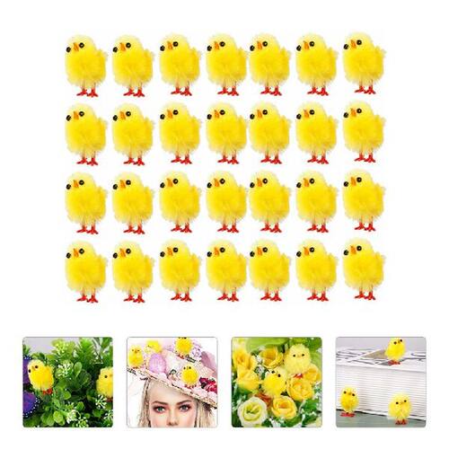 60pcs Easter Baby Chicks Easter Chick Statue Easter Basket