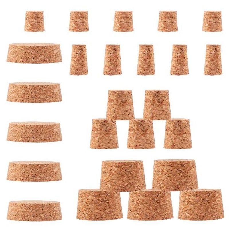 assorted size cork stoppers beverage stoppers  bottle