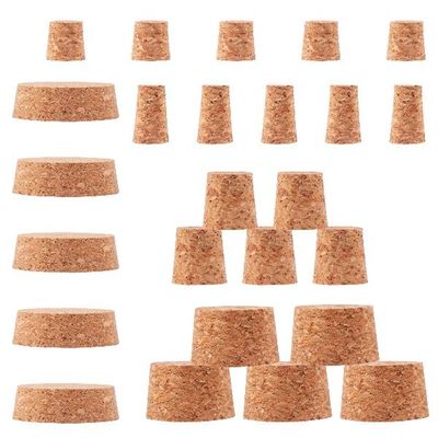 Assorted Size Cork Stoppers Beverage Stoppers  Bottle