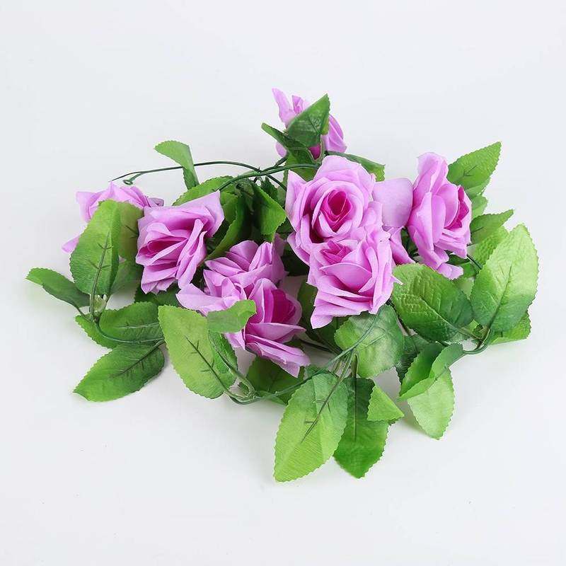 4m artificial rose ivy leaves wedding wall background arch
