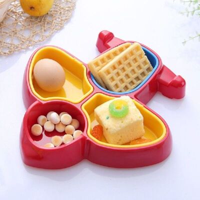 Colorful Bowl Separate Bowl Lunch Box Ware Kids Tray