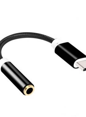 USB3.1 Type C to 3.5 Earphone Cable AC Adapters Male to 3.5