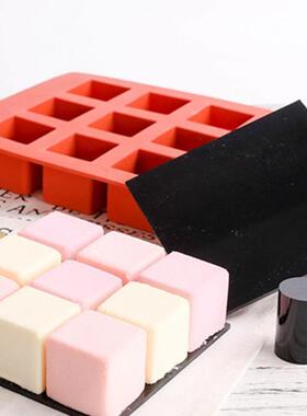 New 15 Cavity Cube Square Shape Silicone Mold for Cake