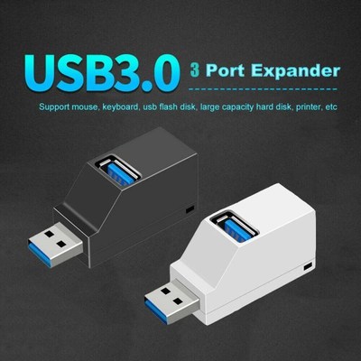Hub Adapter Splitter Laptop Mini Macbook Pro 3-Ports Usb-3.0