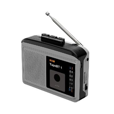 Portable Cassette Tape Player AM FM Radio 3.5mm Audio Music