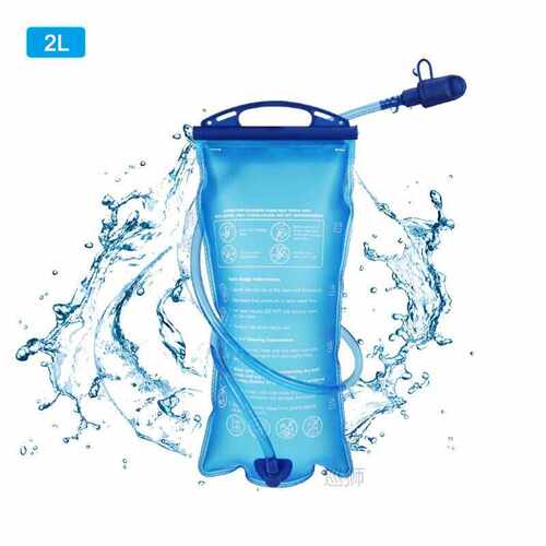 Portable TPU Water Bag 2L Hydration System Bladder Backpack