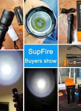 SUPERFIRE GTS6 7W Super Powerful LED Flashlight 5 Modes Type