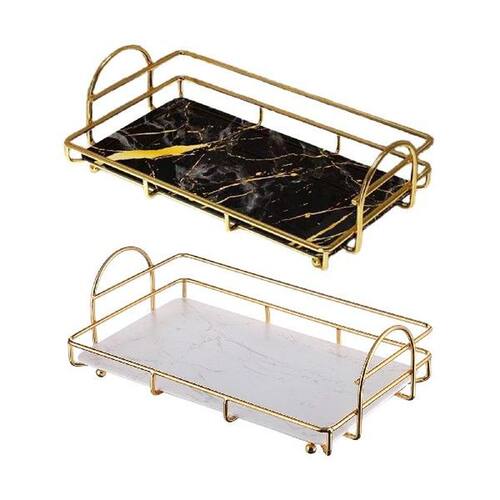 Iron Decorative Wire Vanity Organizer Basket Perfume