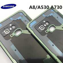 Original new For Galaxy A8 A530 A530F A8+plus A730 Back Gla