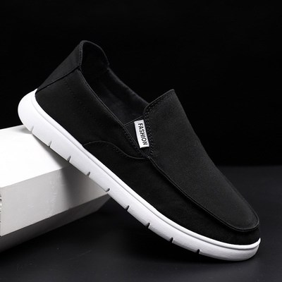 Breathable Canvas Shoes Men Loafers 2020 Spring Summer Casu