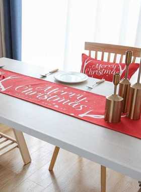 New Year ins table runner Christmas Decoration Table Runners