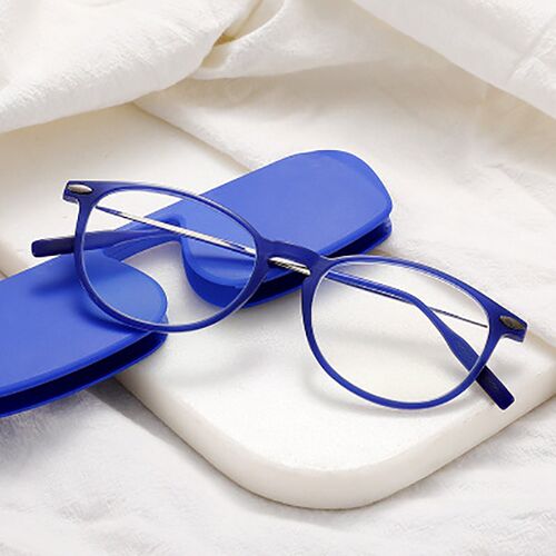 May Flower Anti Blue Light Computer Reading Glasses Thin Po