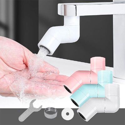 Faucet Extender 360 Rotating Universal Bubbler Faucet Dual