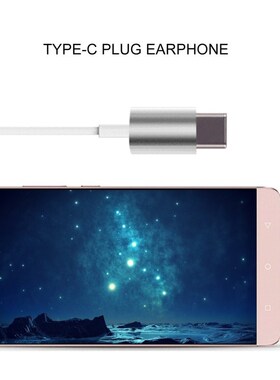 USB Type C In Ear Metal Earphone Wired Headset with Mic Ste