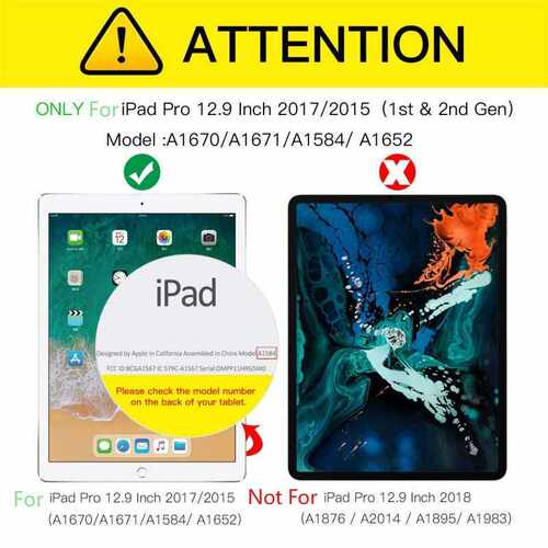 Slim Smart Protective Case For iPad Pro 12.9 2017/2015 Funda