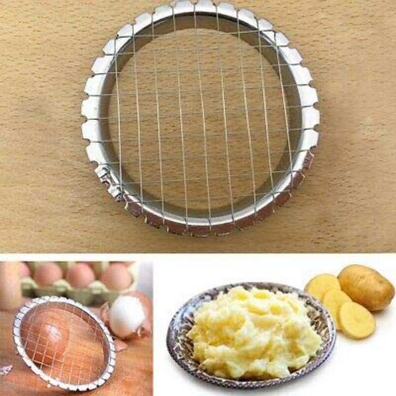 Stainless Steel Egg Slicer Cutter Cut Egg Device Grid