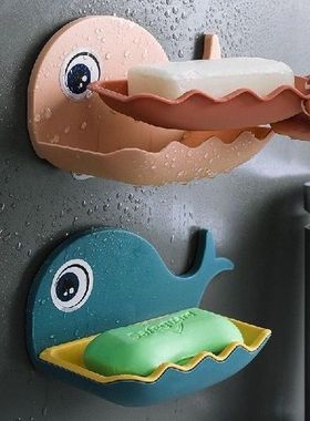 Cute Cartoon Whale Bathroom Soap Dish Holder Bathroom Soaps