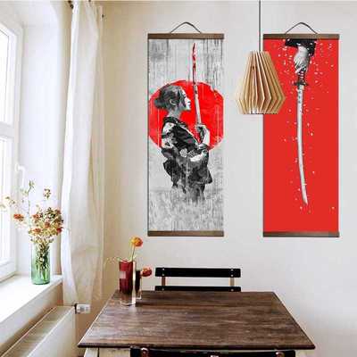 Japanese kiyoe for canvas posters and prints decoration pain