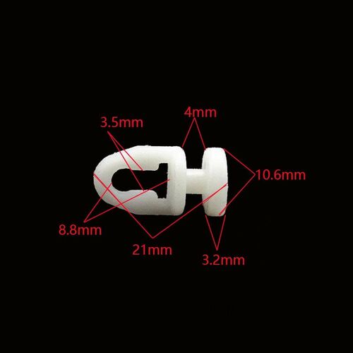 50Pcs Car Curtain Clips Plastic Fasteners Auto Curtain Rail