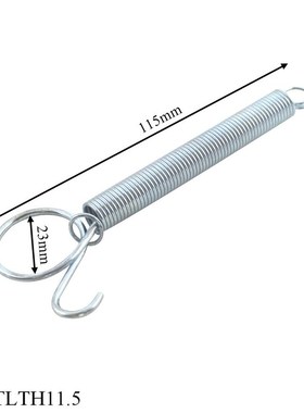 12PCS Rabbit Spiral Cage Door Tension Spring Latches Hooks