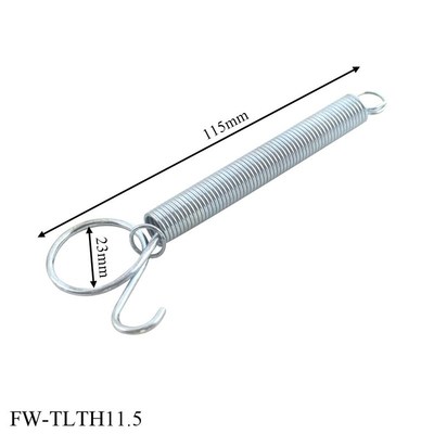 12PCS Rabbit Spiral Cage Door Tension Spring Latches Hooks