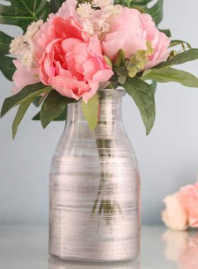 Modern simple glass vase living room decoration living room