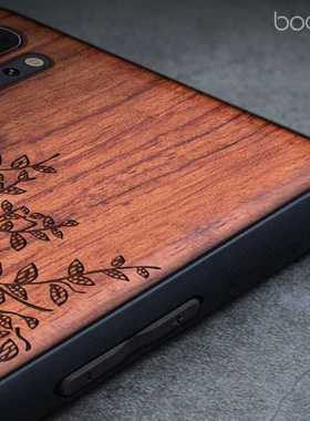 Samsung Galaxy Note 10 Case Boogic Original Wood funda Samsu