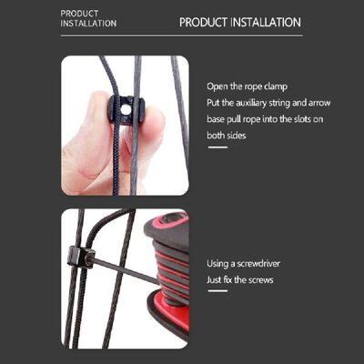 Archery Buckle Aluminum Alloy Arrow Rest Clamp Buckle Metal