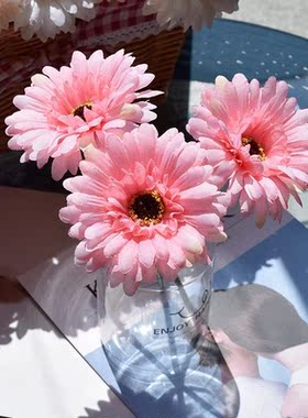 23cm Artificial Flowers Silk Gerbera for Wedding Home Decora
