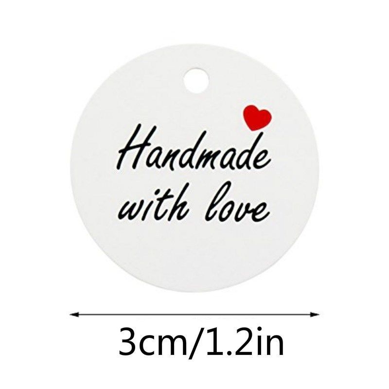 100piece cardsgift wrapping thank-you wedding heart party