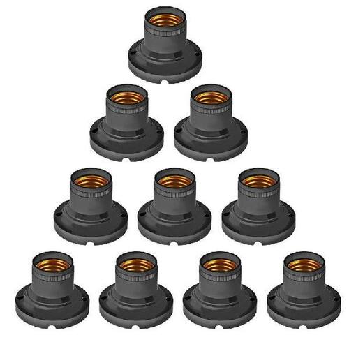10pcs E27 Lamp Holder Vintage Light Base Screw Bulb Socket