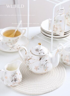 High-grade Bone china Coffee Cup Set British Porcelain Tea S