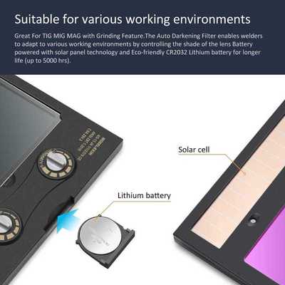 soldar Welding Helmet Solar Automatic Mask Helmet Electric W