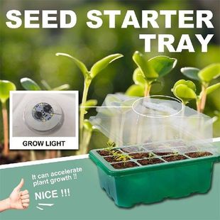 Plant Seed Starter Grow Flower Seedling 2pcs Trays