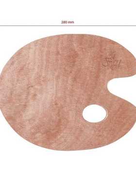 ArtSecret Ellipses Flat Wooden Palette With Thumb Hole Art f