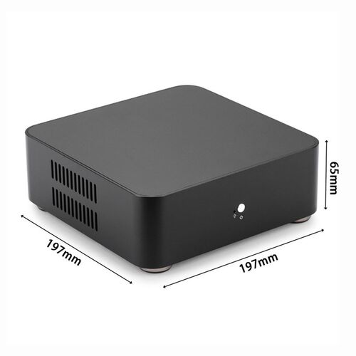 [SB 3.0 Version] RGeek Mini ITX Computer Case Aluminum PC Ca